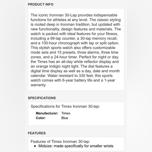 TimeX Ironman watch - Picture 6 of 8